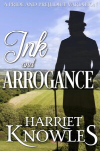 Cover of Ink & Arrogance, by Harriet Knowles